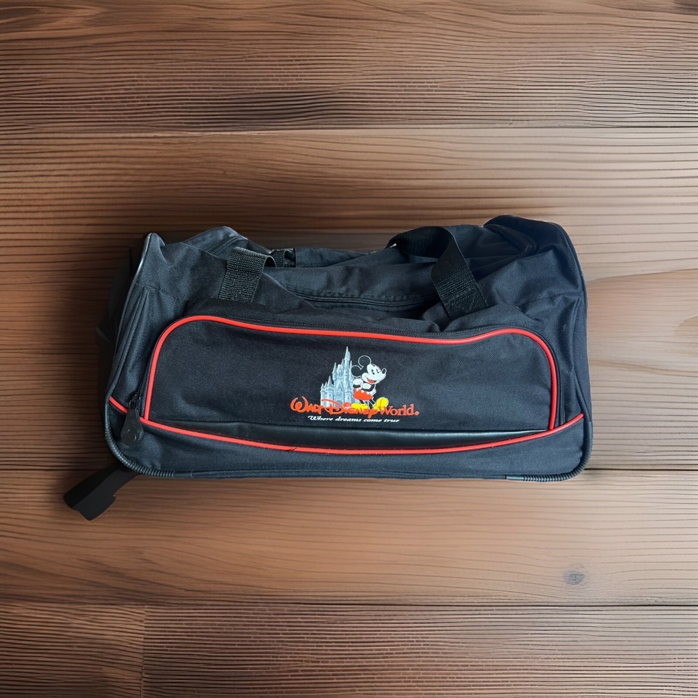 Walt Disney World Mickey Mouse Black 20" Rolling Duffle Bag